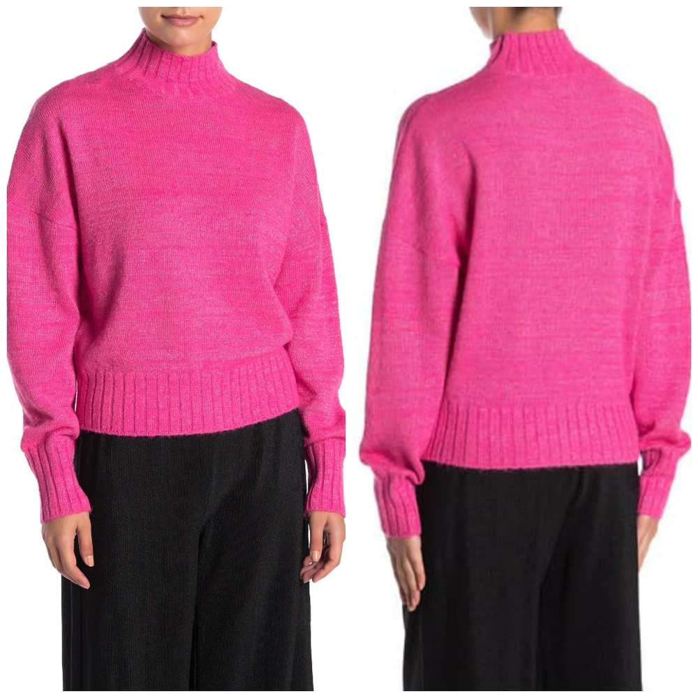 NSR Mock Neck Knit Sweater
Size S
